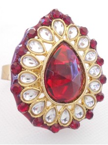 Kundan Finger Ring